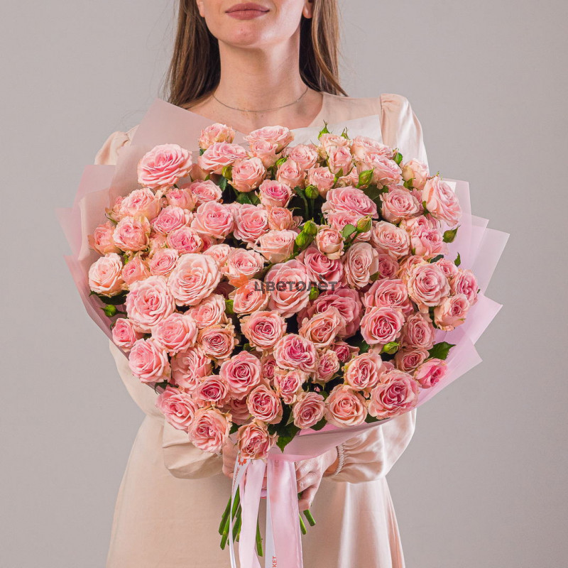 25 кустовых роз